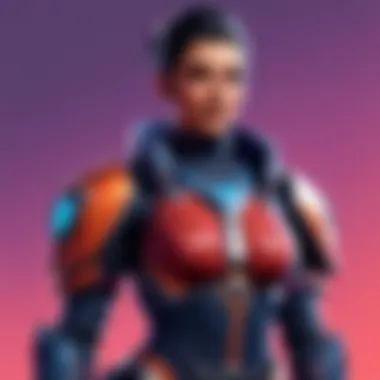 In-Game Showcase of Spectrum Bundle Cosmetics Player showcasing the Spectrum Bundle cosmetics in-game
