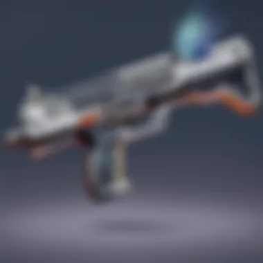 Intricate Details of Spectrum Weapon Skin Close-up of a weapon skin from the Spectrum Bundle