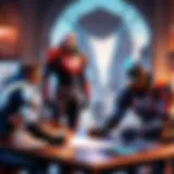 Strategic team planning in a virtual gaming environment