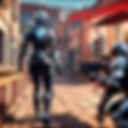Competitive Valorant match showcasing intense gameplay